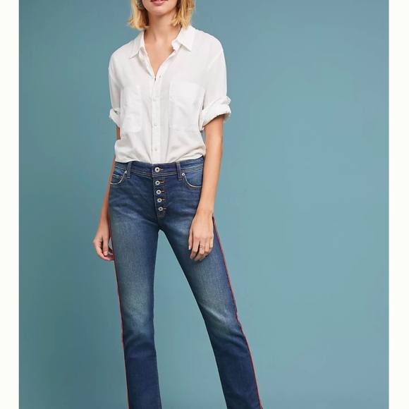 Pilcro and the Letterpress high rise straight leg - Picture 5 of 8